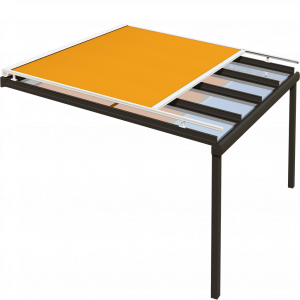 Glasdachmarkise Ancona Typ Aufglas