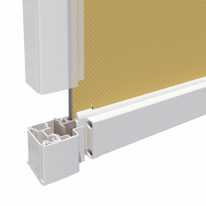 Screen-Markise Micro 1060 Detail TuchfÃ¼hrung geschlossen